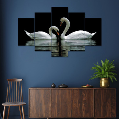 OTAENTERPRISE Nature Art MDF UV Textured wall painting for Home decoration Digital Reprint 17 inch x 30 inch Painting(With Frame)