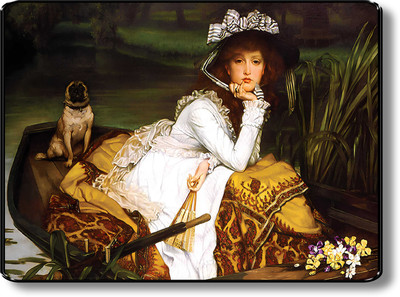 Vintage Woman Art Wall Décor Fine Art Print(14 inch X 11 inch)