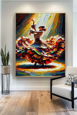 Gurmehar NA 48 inch x 24 inch Painting(Without Frame)