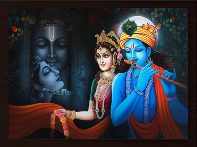 Darsh Craft Radha Krishna Religious Frame