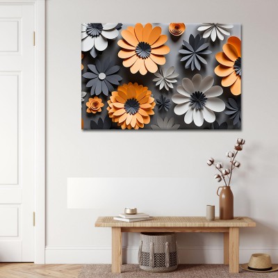 Labh Enterprises Canvas Painting | Floral Painting | Wall Art | Home Decor | 24X18- Without Frame Digital Reprint 18 inch x 24 inch Painting(Without Frame)