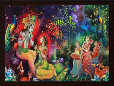 Darsh Craft Radha Krishna Religious Frame