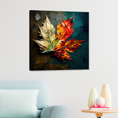 Indianara Modern Canvas Art Painting for Living Room | Bedroom | Pooja Room | Hotel Canvas 20 inch x 20 inch Painting(With Frame)