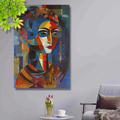 saf Unframed Rolled Art Print Nature Art Canvas Wall Painting- for Home Decor Digital Reprint 36 inch x 24 inch Painting(Without Frame)