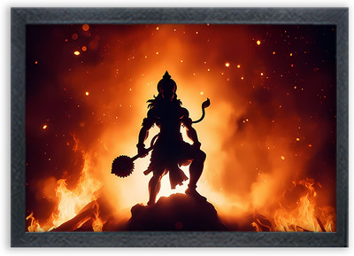 Devatwal Digital Reprint 10 inch x 14 inch Painting(With Frame)