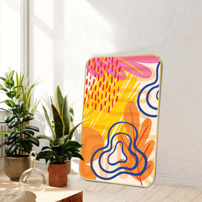 saf Abstract Color Splash Wall Art Digital Reprint 24 inch x 18 inch Painting(With Frame)