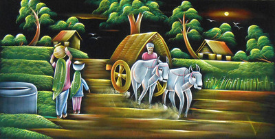 ANSHUL INTERNET Canvas 24 inch x 18 inch Painting(Without Frame)