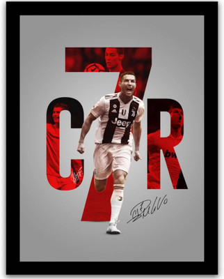 MHridayCraft MHC-CR 7 QUOTES Digital Reprint 12 inch x 9 inch Painting(With Frame)
