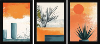 FRIZZY ARTS Digital Reprint 13 inch x 10 inch Painting(With Frame, Pack of 3)