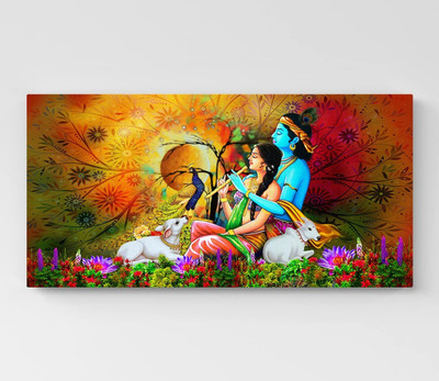 101 DESIGNS POINT 101 DESIGNS BAL KRISHNA MODEL 10 Canvas 18 inch x 12 inch Painting(Without Frame)