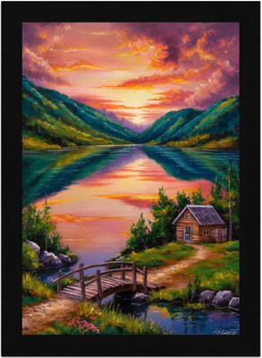 FRIZZY ARTS Wood Wall Photo Frame(Black, 1 Photo(s), A4)