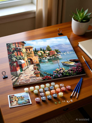 TREXEE DIY Paint By Numbers Kit For Adults & Kids & Beginners Acrylic Oil PNB Oil 20 inch x 16 inch Painting(Without Frame)