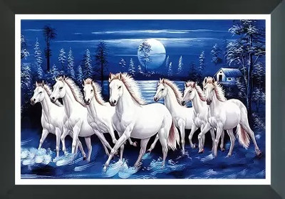 AARTKALA Digital Reprint 14 inch x 20 inch Painting(With Frame)