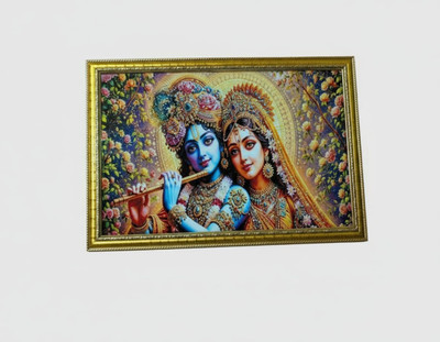 BishnuAK Resin Painting 20 inch x 14 inch Painting(With Frame)