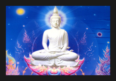 shivang craft buddha photo frame-19_SNC Digital Reprint 14 inch x 20 inch Painting(With Frame)