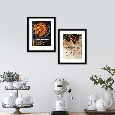 Wallcano New1_Motivational Quotes Wall Posters / Paintings with Frame for Office-284 Digital Reprint 12 inch x 14 inch Painting(With Frame, Pack of 4)