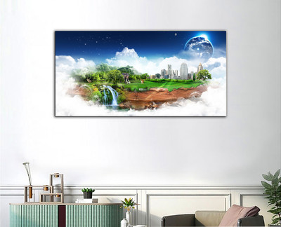 Aadee craft Nature landscape Wall Art Canvas Print– 24x48 In Canvas 24 inch x 48 inch Painting(Without Frame)