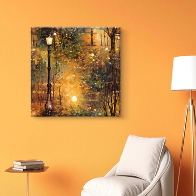 saf Abstract modern art canvas home decor wall paintings with frame Canvas 20 inch x 20 inch Painting(With Frame)