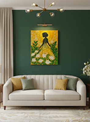 Rakhiartstudio Rakhi07 Canvas 24 inch x 17 inch Painting(Without Frame)
