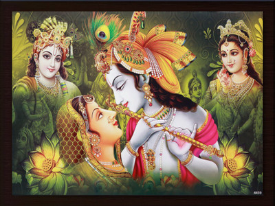 Darsh Craft Radha Krishna Religious Frame