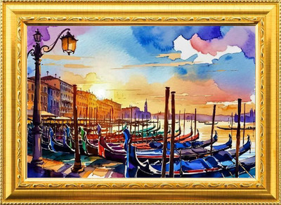 Mmory Digital Reprint 8 inch x 12 inch Painting(With Frame)