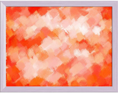 Artzfolio Abstract Art Canvas Painting White Synthetic Frame 15.6 x 12 inch (40 x 30 cms) Canvas 12 inch x 15.6 inch Painting(With Frame)