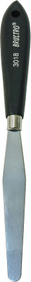 BRuSTRO Artists Palette Knife No. 3018 (Painting Knife) 1 Paint Wells Palettes(Set of 1, Black)