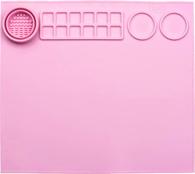 oddpod Silicone 1 Paint Wells Palettes(Set of 12, Pink)