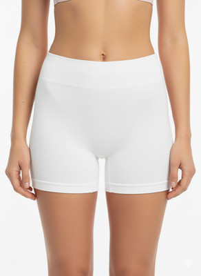 Hpa Solid Women White Casual Shorts