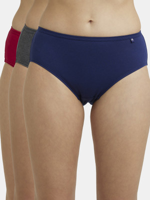 JOCKEY 1406 High Coverage Super Combed Cotton with StayFresh Treatment Women Hipster Multicolor Panty