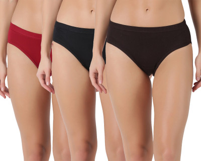 Dollar Dollar Lehar Super Combed Cotton Women's Plain Solid Panty Women Hipster Multicolor Panty