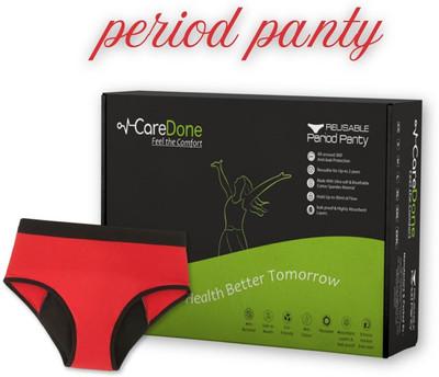 CareDone Women Periods Red Panty