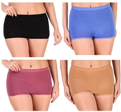 Crabina Solid Women Multicolor Regular Shorts