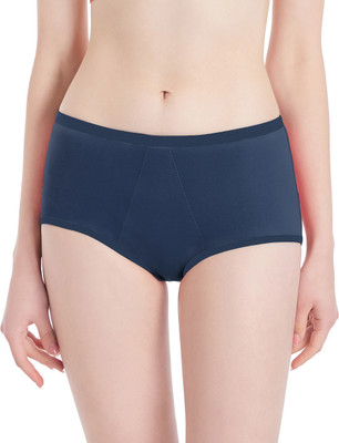 Healthfab Gopadfree Heavy Reusable Leak Proof Period Panty for heavy flow days, Women Hipster Blue Panty