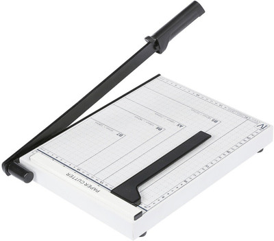 GBT Paper Cutter A4 Heavy Duty Plastic Grip Hand-held Paper Cutter(Set Of 1, White)