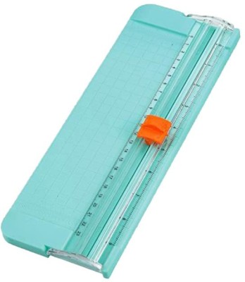 KRAFTMASTERS 1 pcs Mini Paper Cutter Handmade Supplies Tools For A4 A5 Paper Cutter Plastic Grip Guillotine Paper Cutter(Set Of 1, Multicolor)