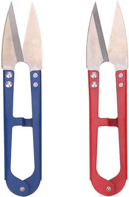 BRAND HOME Thread Cutter Metal Grip Hand-held Paper Cutter(Set Of 2, Multicolor)