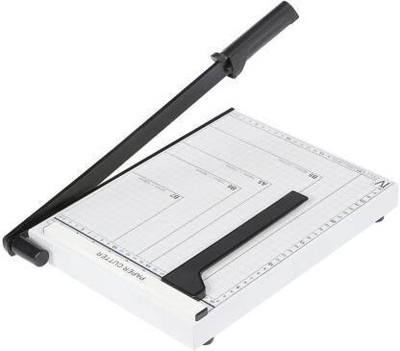 Kosh A4 Heavy Duty Plastic Grip Hand-held Paper Cutter(Set Of 1, White)