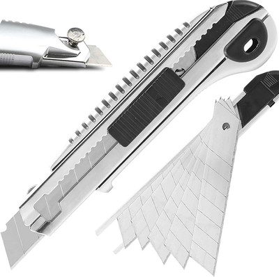 dinojames 18mm Metal Grip Hand-held Paper Cutter(Set Of 1, Steel)