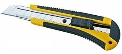 Qalam Kaari 18mm Plastic Grip Hand-held Paper Cutter(Set Of 1, Multicolor)