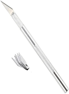 KRYTONE NONE Metal Grip Hand-held Paper Cutter(Set Of 1, Multicolor)