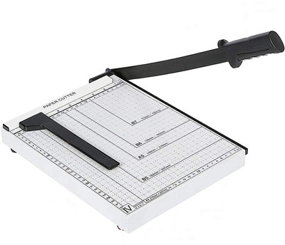 Axel A4 Paper Trimmer \ Paper Cutting Machine Plastic Grip Hand-held Paper Cutter(Set Of 1, White)