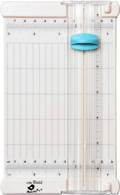 LITTLE BIRDIE 1 Plastic Grip Hand-held Paper Cutter(Set Of 1, Blue)