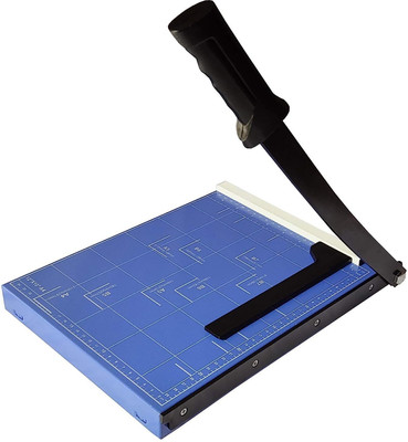 verena Heavy Duty Professional Magnetic A4 Paper Cutter Photo Cutter Metal Grip Guillotine Paper Cutter(Set Of 1, Blue)