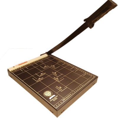 AKS Streamline A4 Size Plastic Grip Hand-held Paper Cutter(Set Of 1, Black)