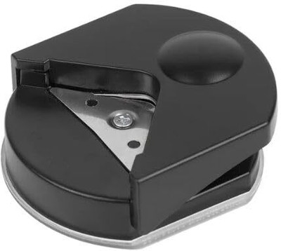 ARTISTERY Paper Corner Round, 4mm Corner Cutter Punch Tool for Paper Craft Plastic Grip Corner Paper Cutter(Set Of 1, Black, Photos Card DIY Projects Laminate Card Making and Scrapbooking)