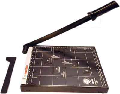 AKS Streamline A4 Size Plastic Grip Hand-held Paper Cutter(Set Of 1, Black)
