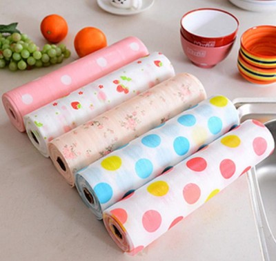 LA NEELJA Waterproof Non-Slip Paper Kitchen Roll, 30x300 Cm Pack of 2(Multicolor)