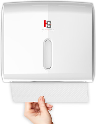 HS WORLD Mini Multifold Paper Dispenser, Ideal for M&Z Paper Type Paper Dispenser
