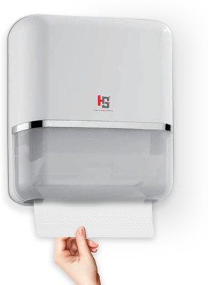 HS WORLD Manual Auto Cut Toilet Paper Dispenser, Ideal for HRT Paper Paper Dispenser